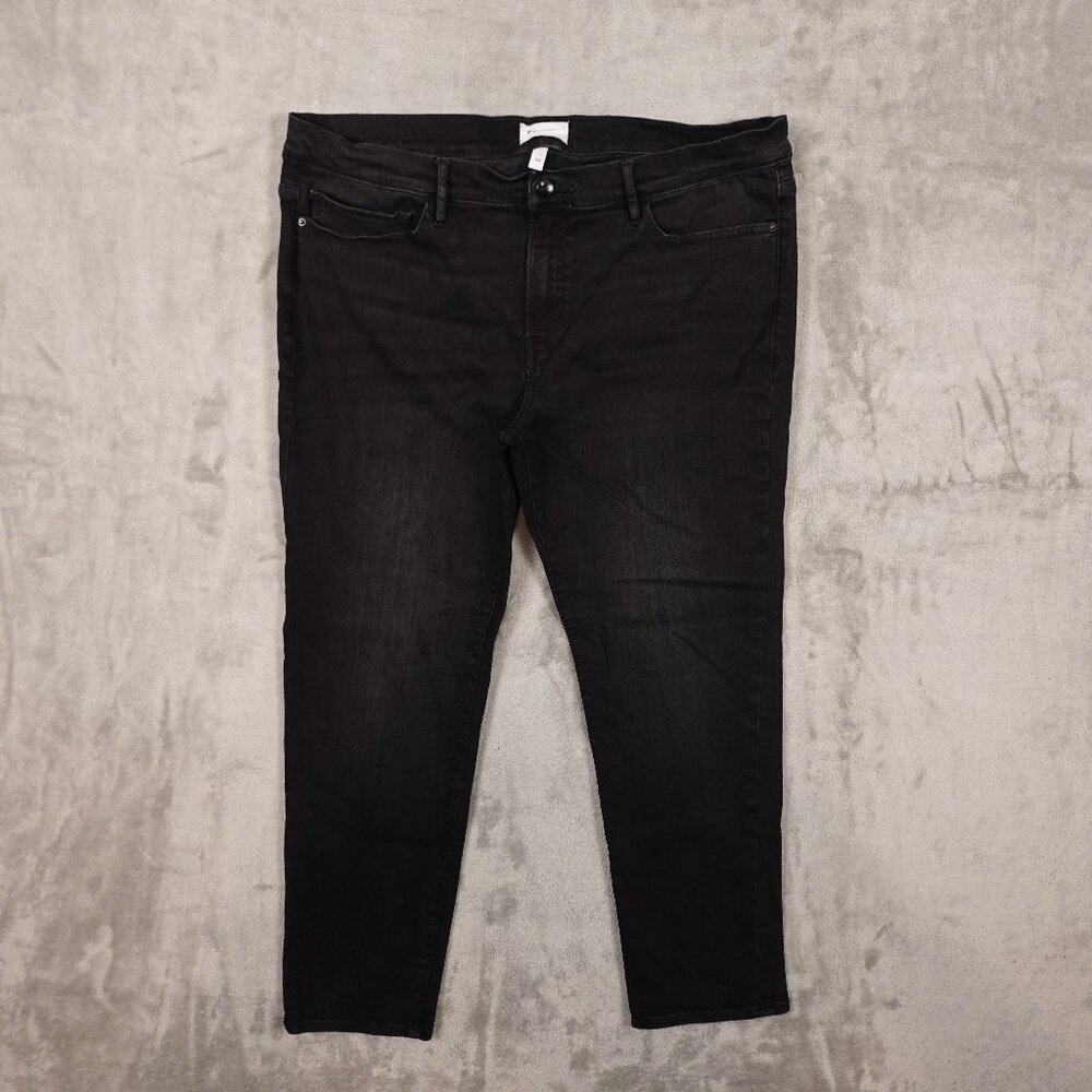 FRAME Jeans Le Garcon Slim Boyfriend Women's Size 33 Black Stretch